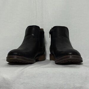 Men's Black Leather Boat Shoes (never used, like new)